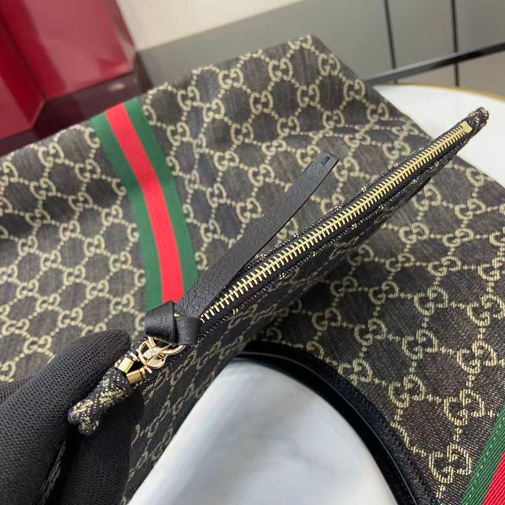 Gucci Black Double G Tote Bag