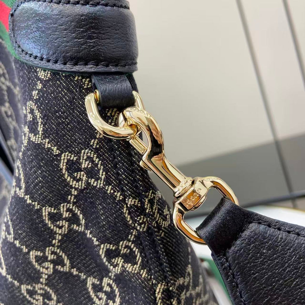 Gucci Black Double G Tote Bag