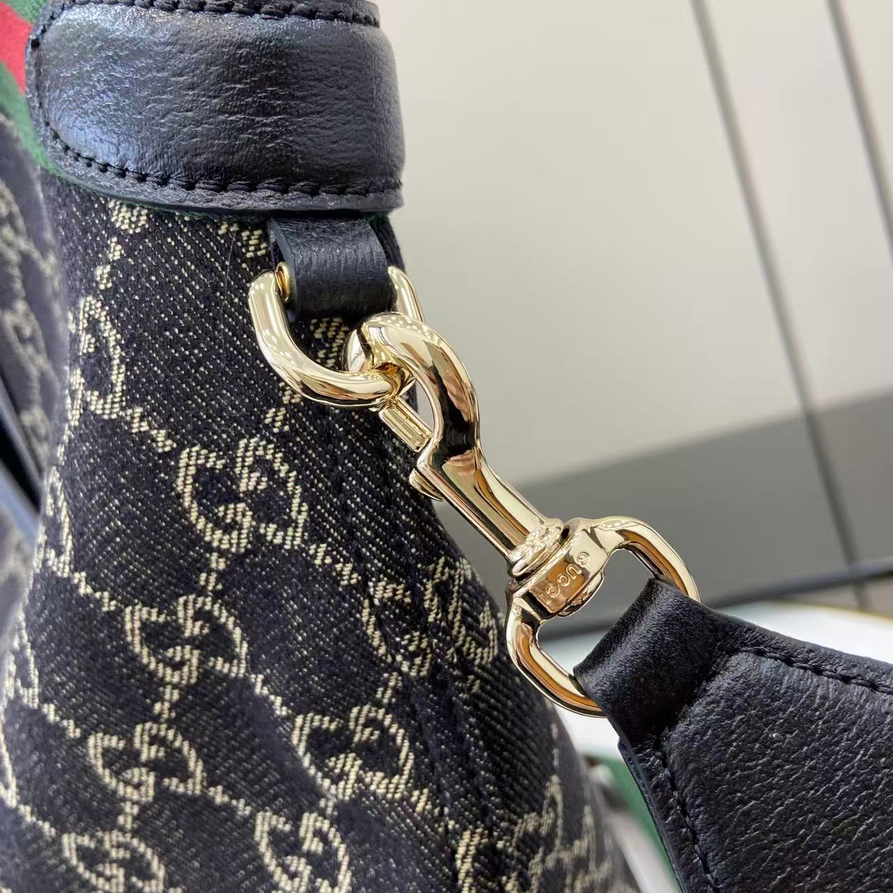 Gucci Black Double G Tote Bag