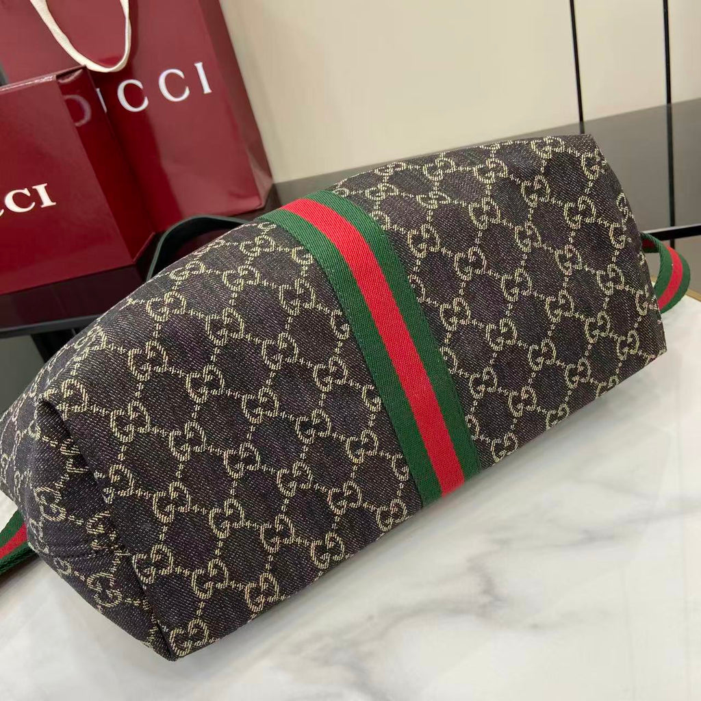 Gucci Black Double G Tote Bag