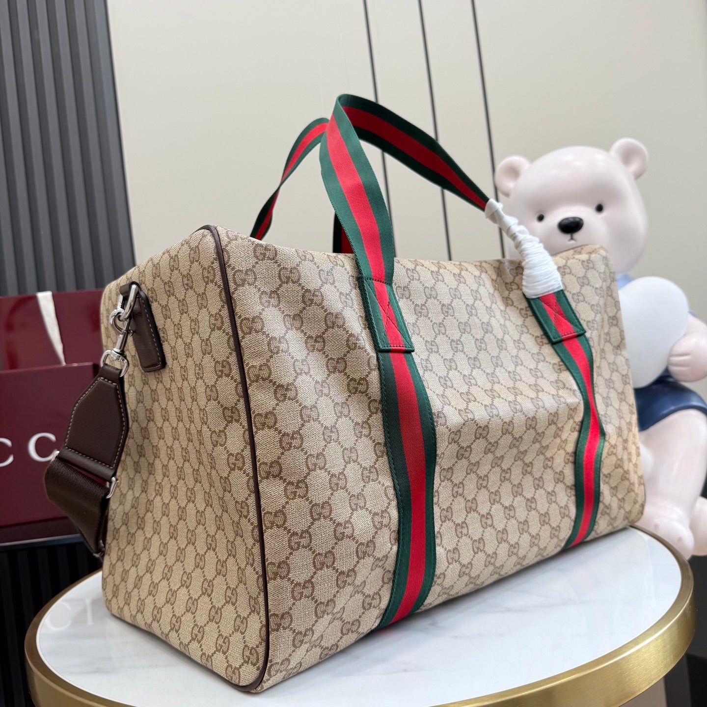 Gucci Brown Leather Crossbody Bag