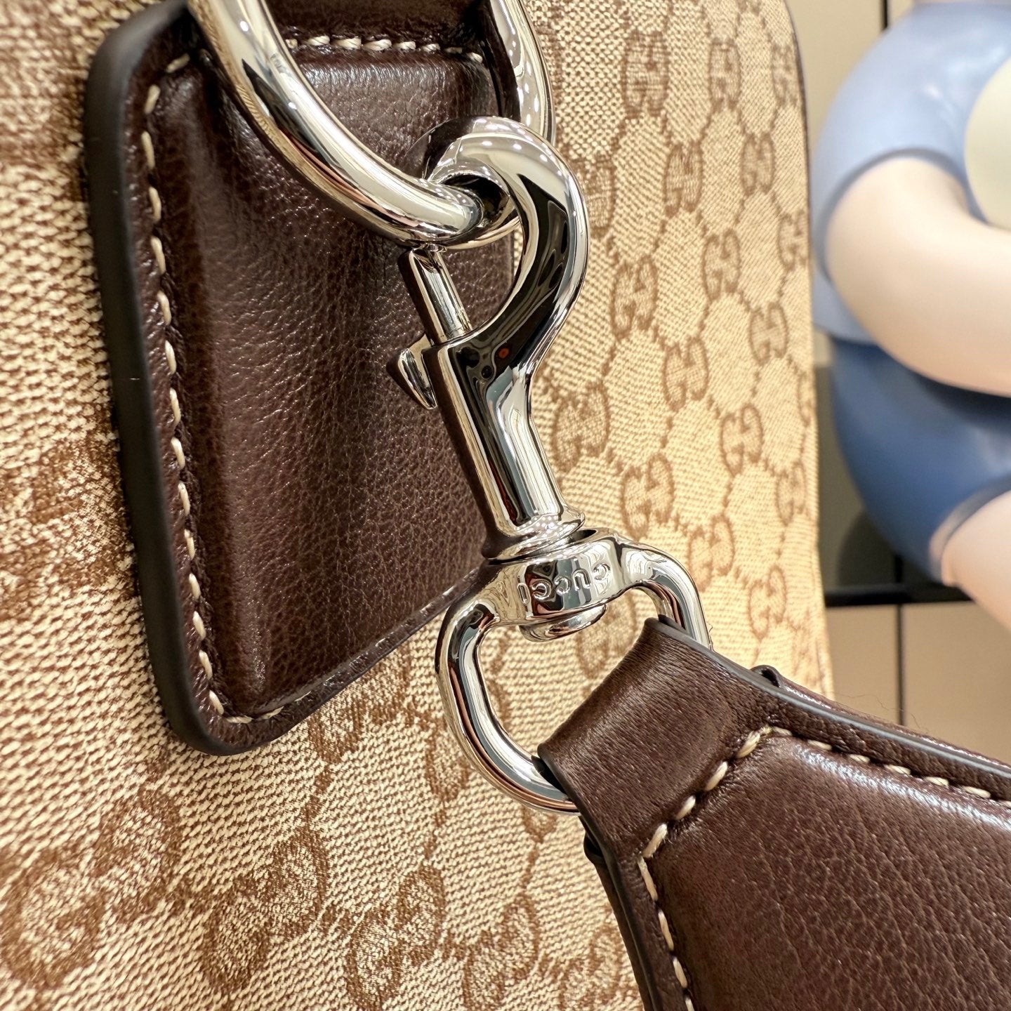 Gucci Brown Leather Crossbody Bag