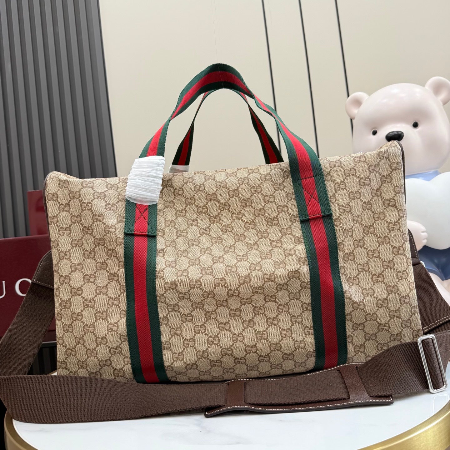 Gucci Brown Leather Crossbody Bag