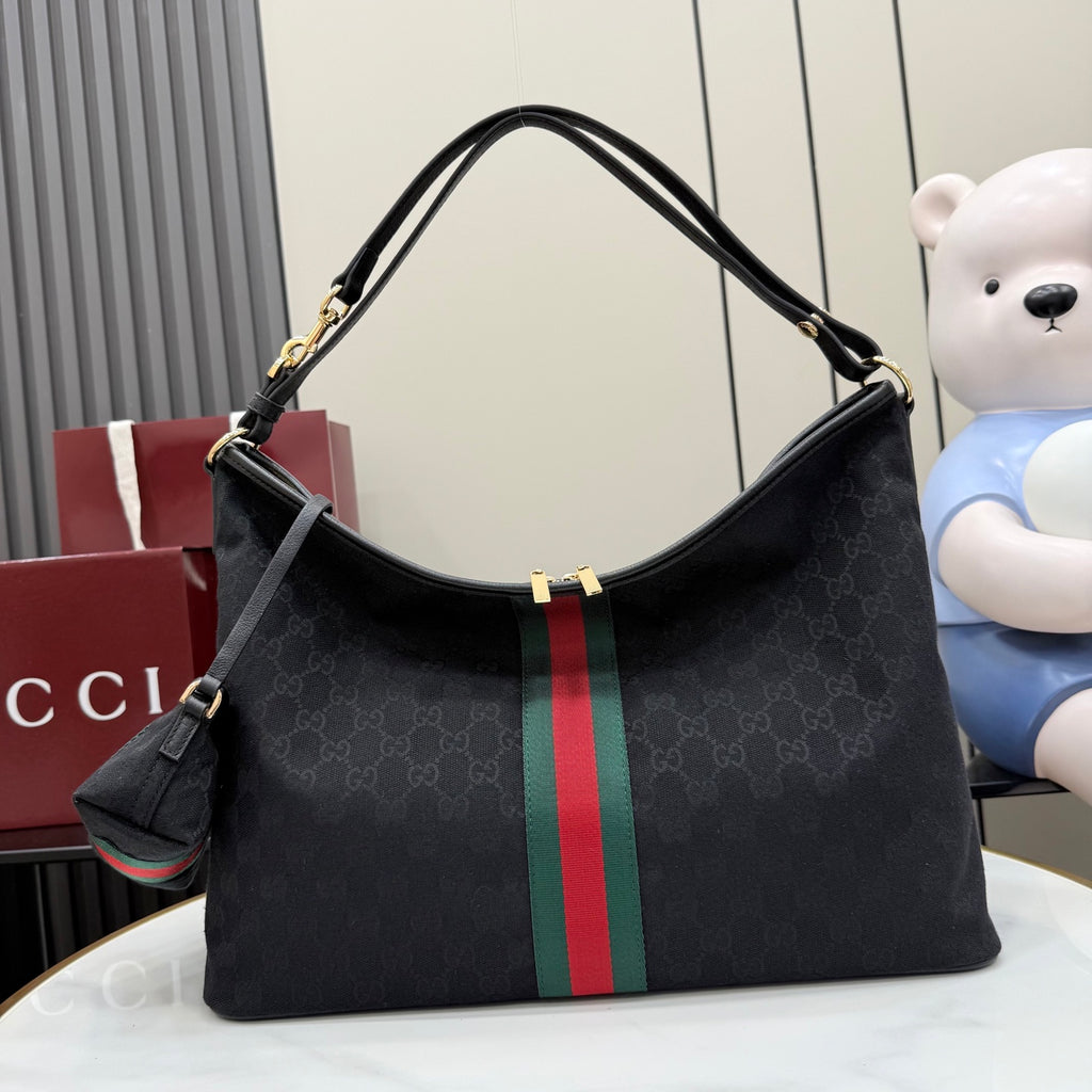 Gucci Brown Leather Shoulder Bag