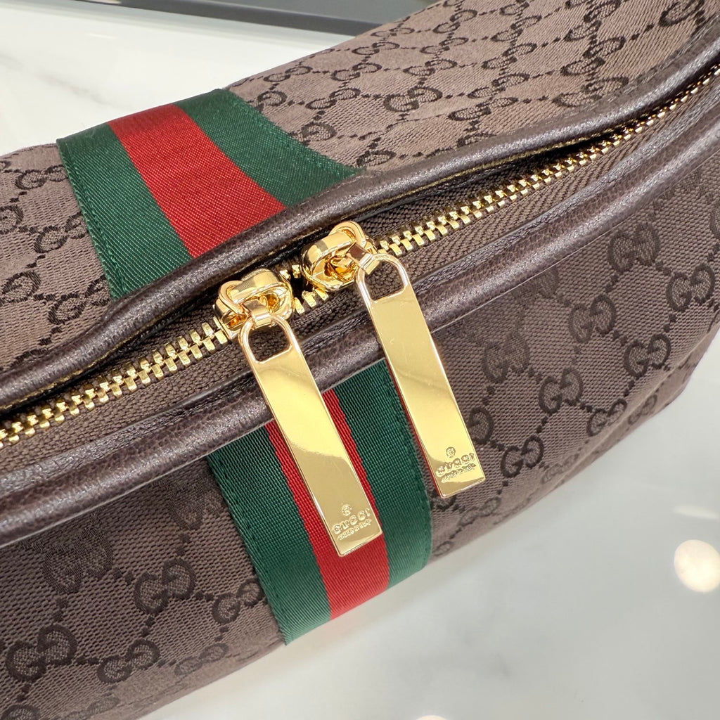 Gucci Brown Leather Shoulder Bag