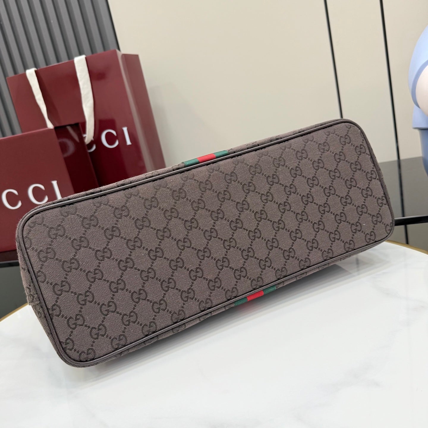 Gucci Brown Leather Shoulder Bag