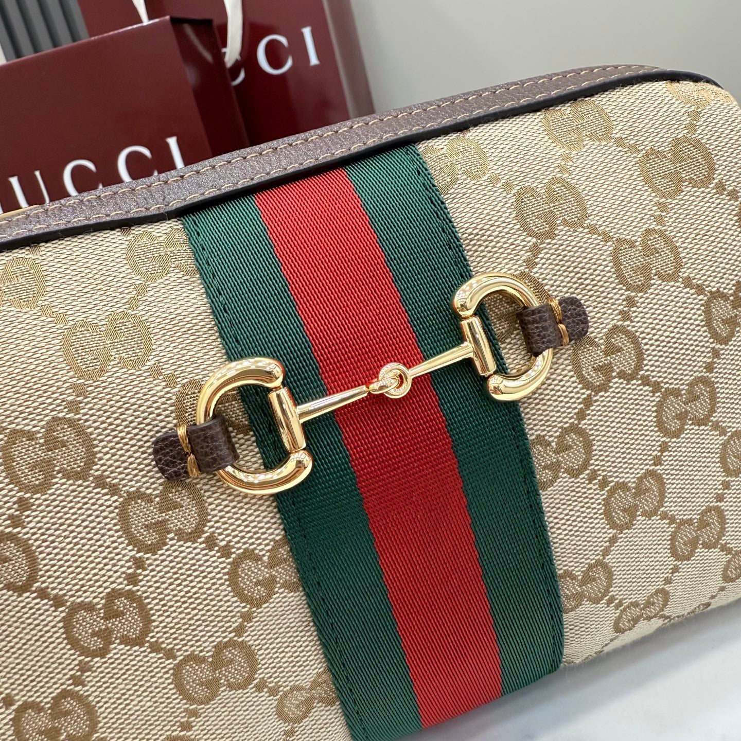 Gucci Black Leather Horsebit Quilted Backpack