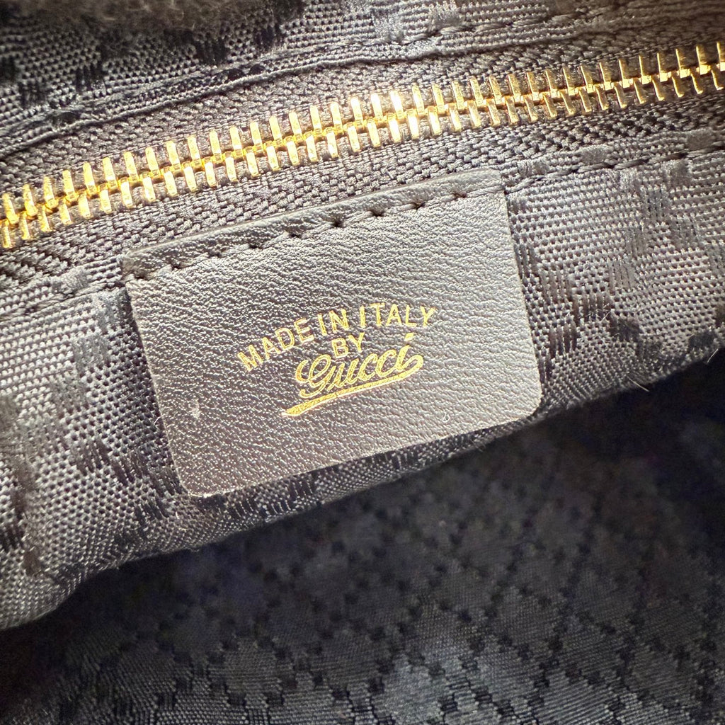 Gucci Black Leather Horsebit Quilted Crossbody Bag