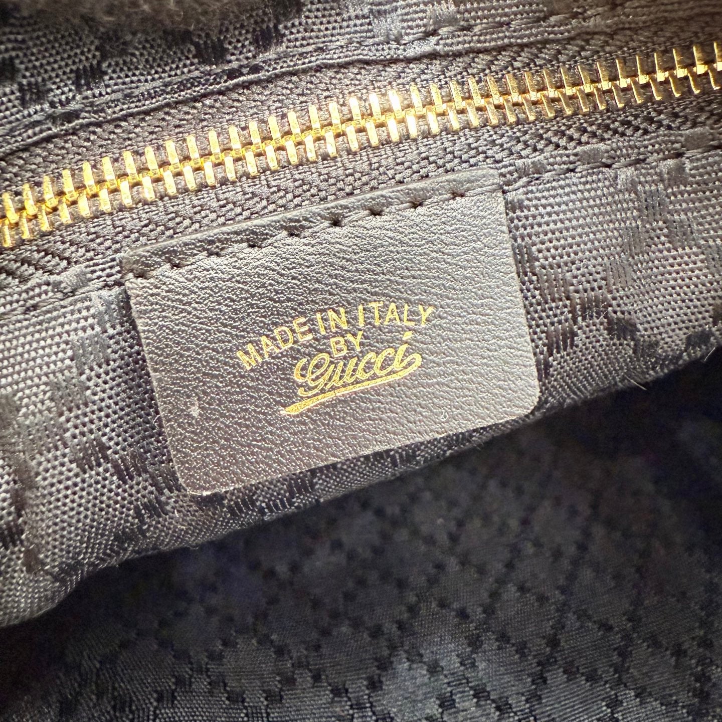 Gucci Black Leather Horsebit Quilted Crossbody Bag
