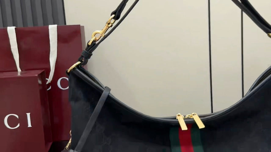 Gucci Black Leather Horsebit Quilted Backpack