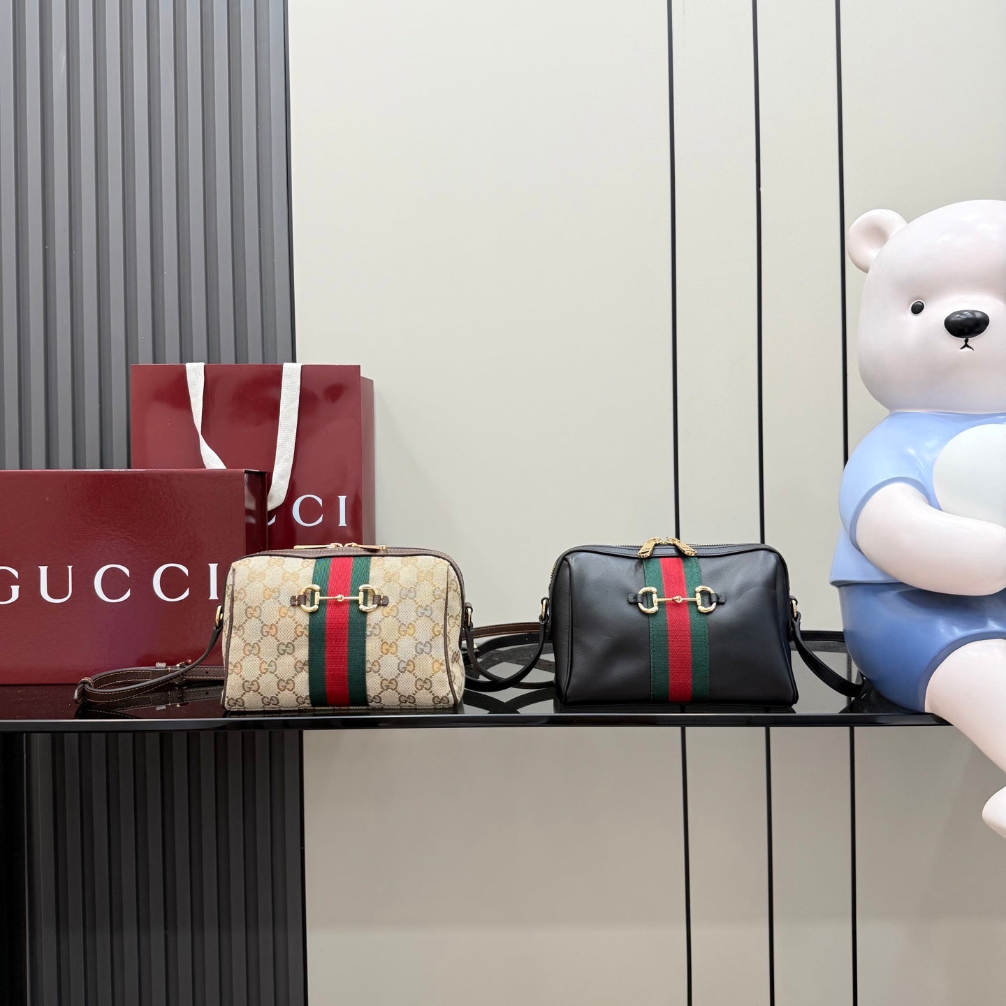 Gucci Brown Leather Crossbody Bag