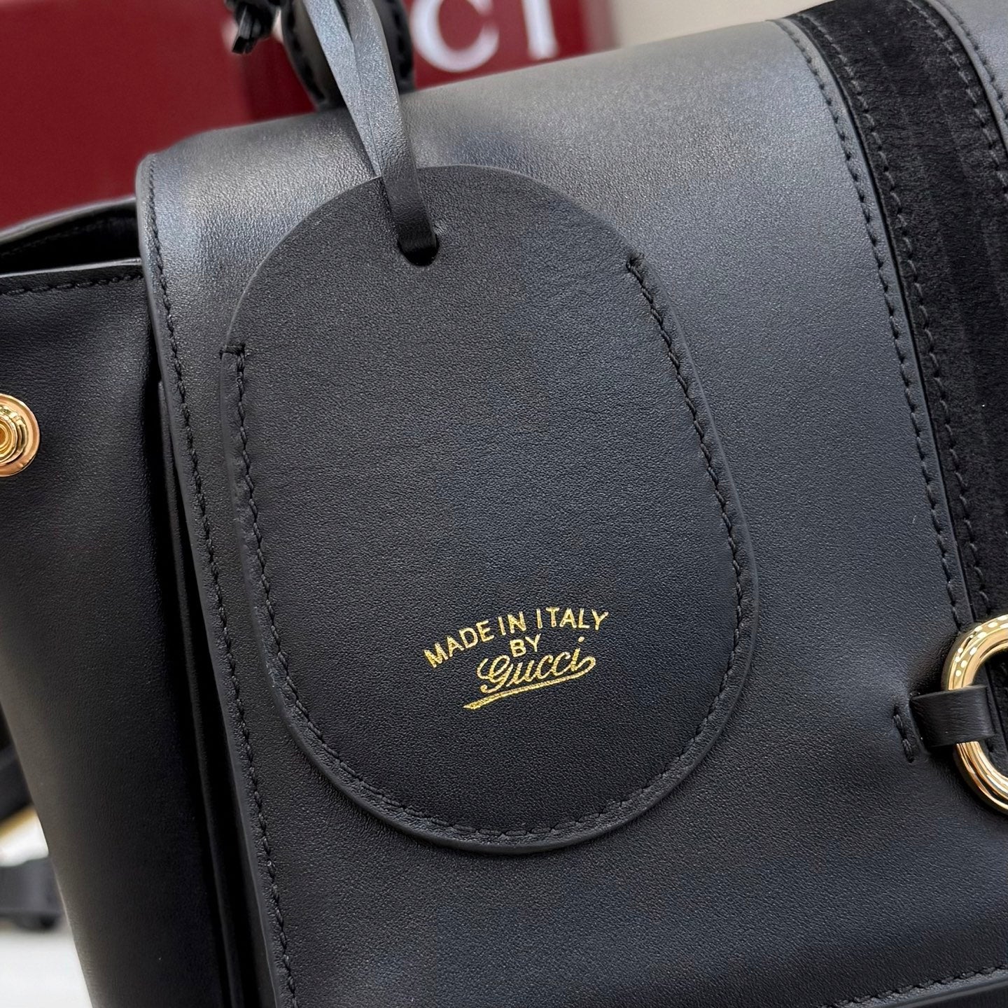 Gucci Black Leather Handbag