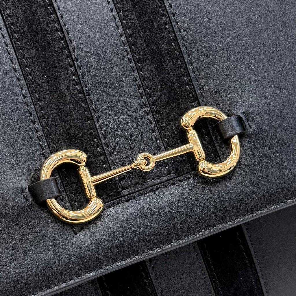 Gucci Black Leather Handbag