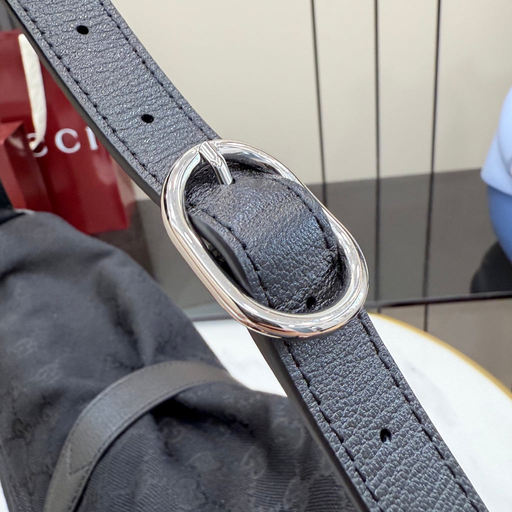 Gucci Jackie 1961 Black Leather Lock-Detail Lock Tote Bag