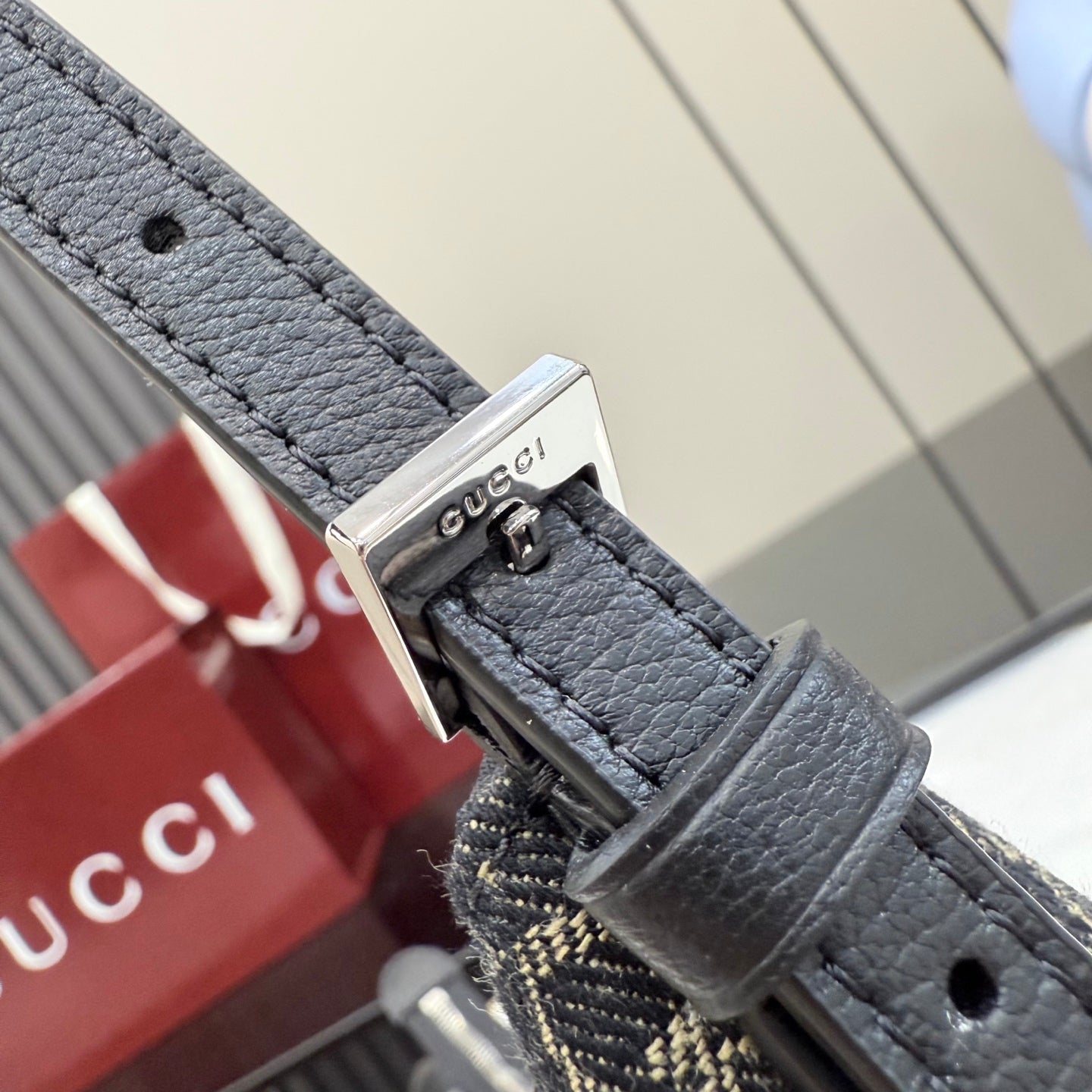 Gucci Black Nylon Card Holder