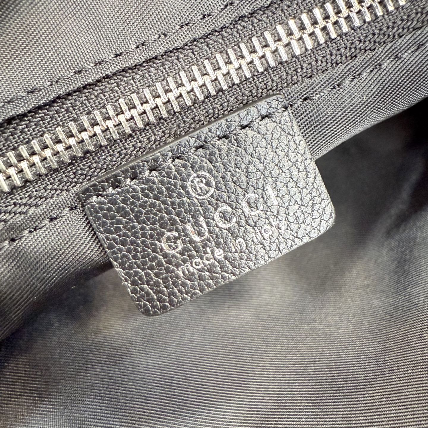 Gucci Black Nylon Card Holder
