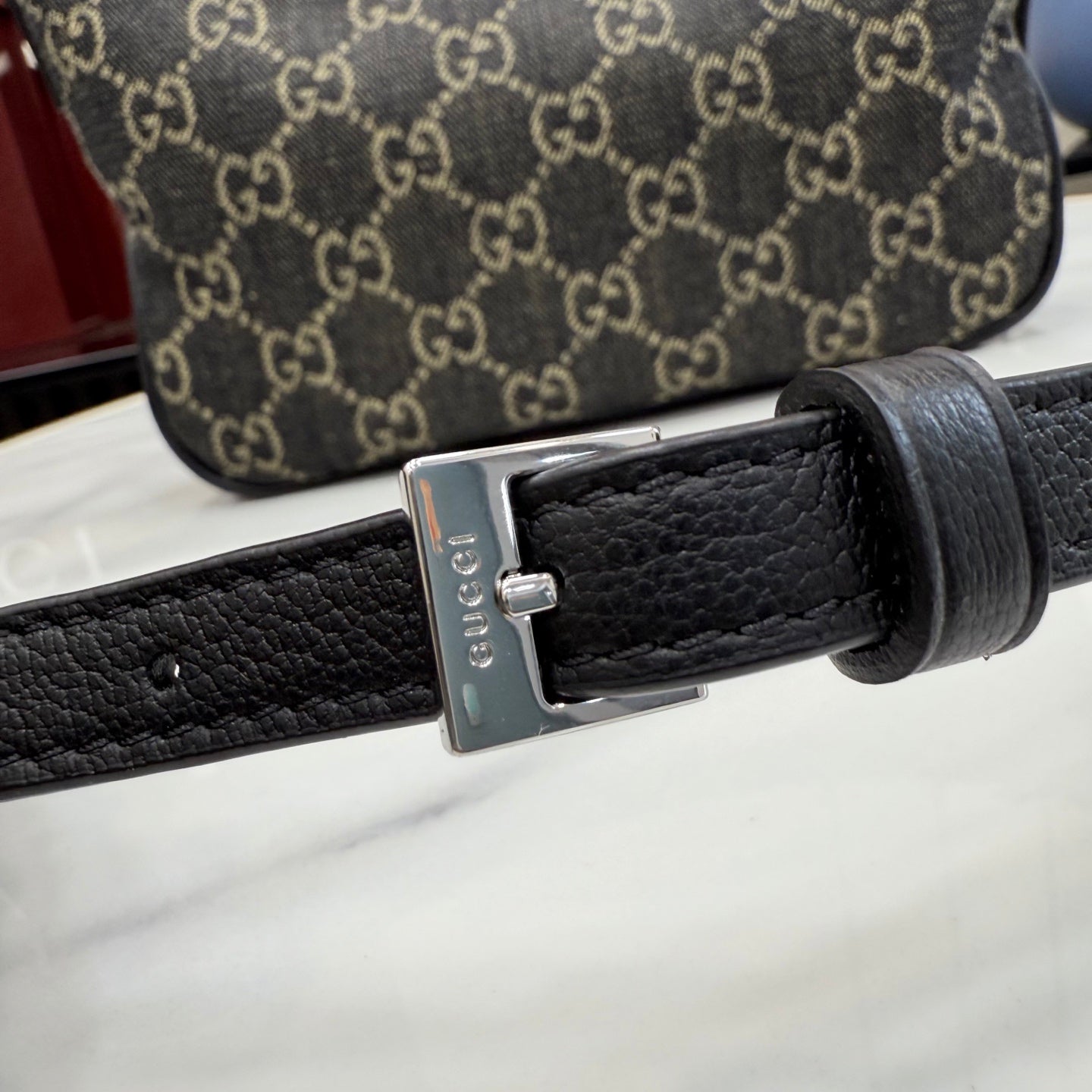 Gucci Black Nylon Card Holder