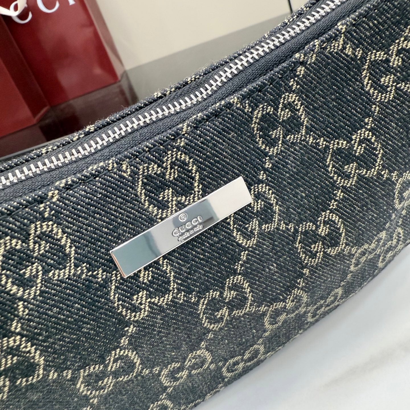 Gucci Black Nylon Card Holder
