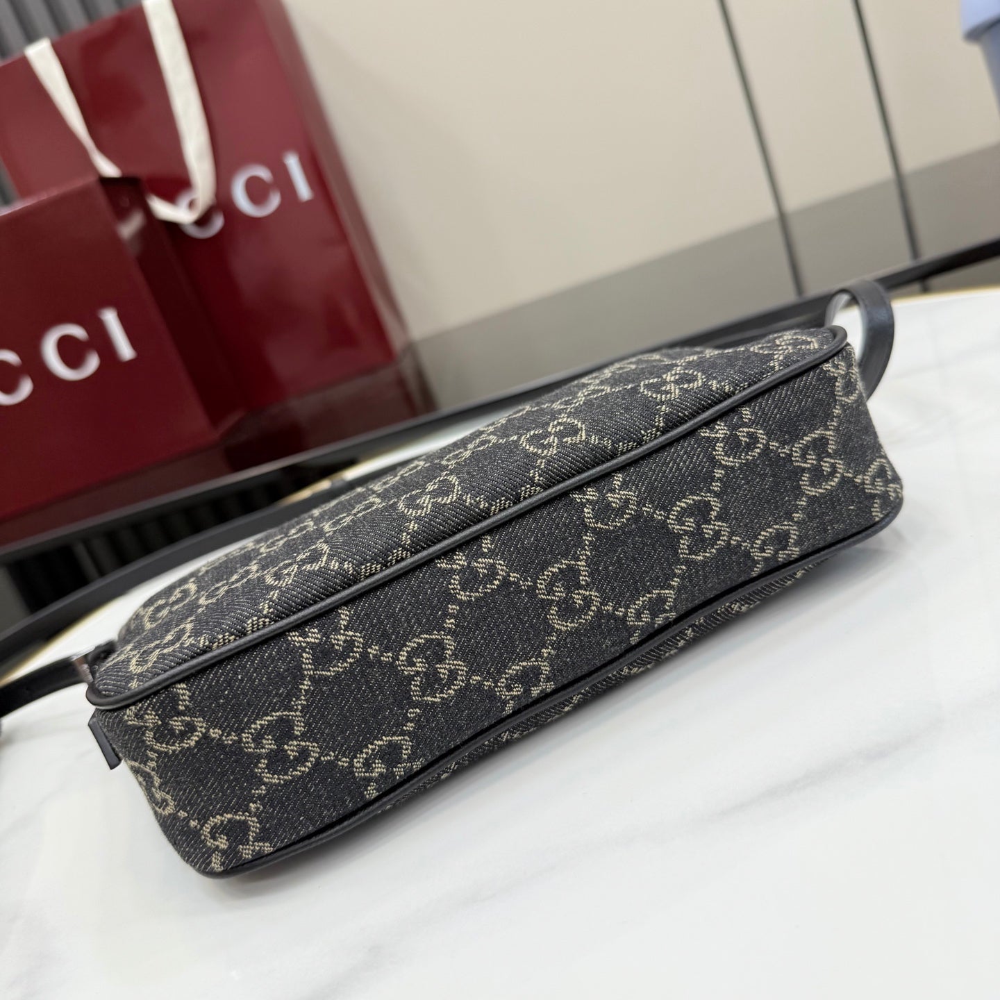 Gucci Black Nylon Card Holder