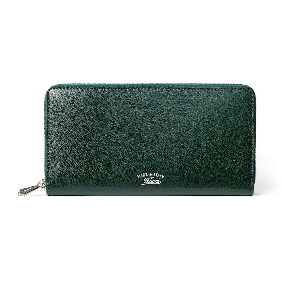 Gucci Green Leather Clutch