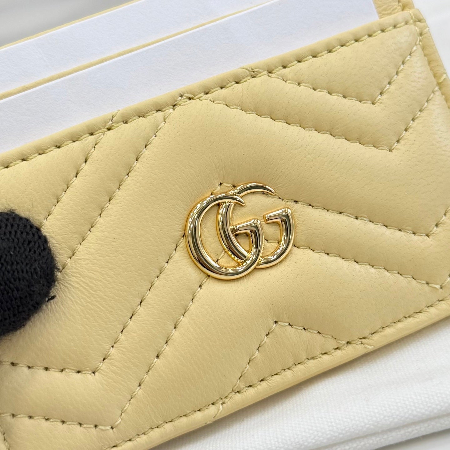 Gucci GG Marmont Black Double G Clutch