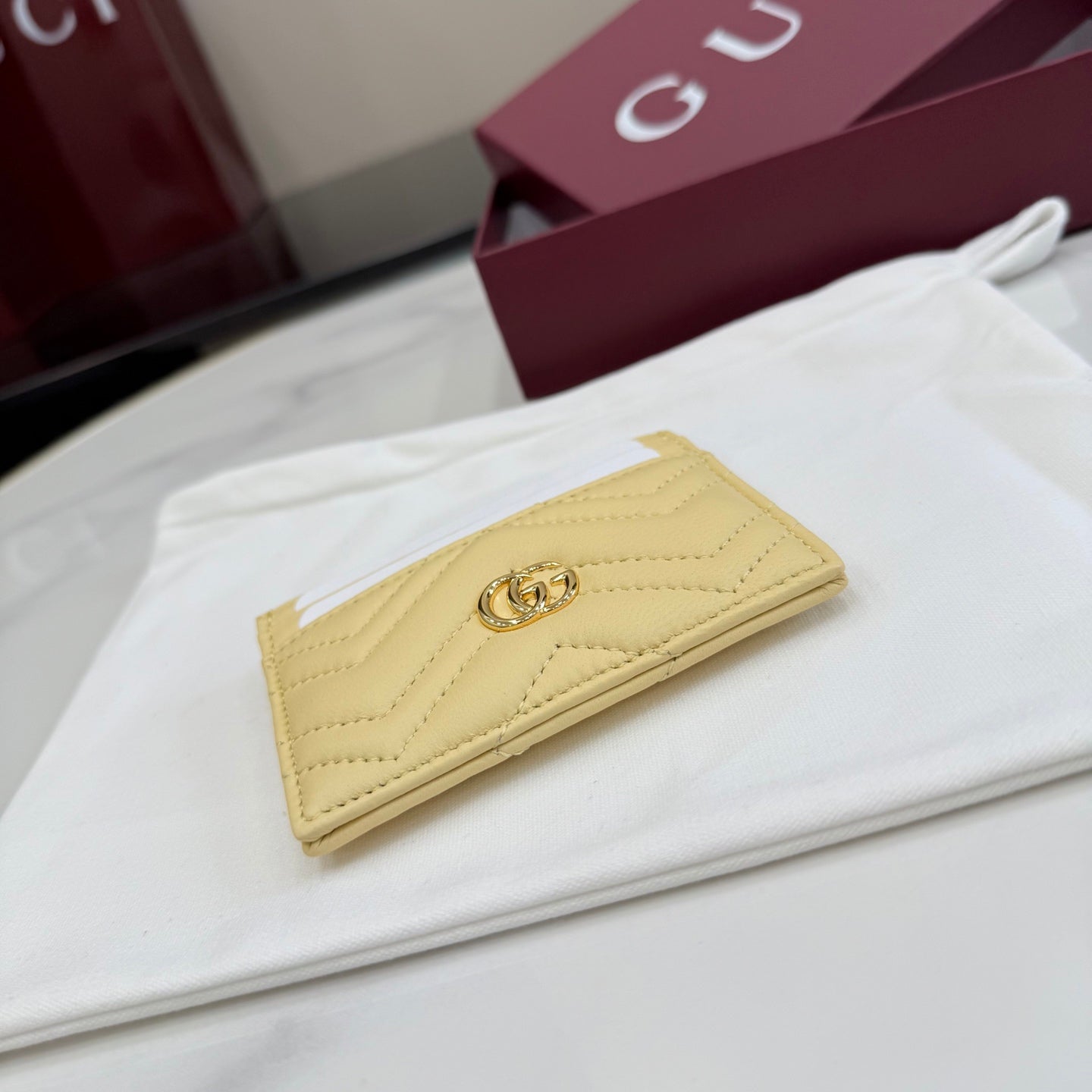 Gucci GG Marmont Black Double G Clutch