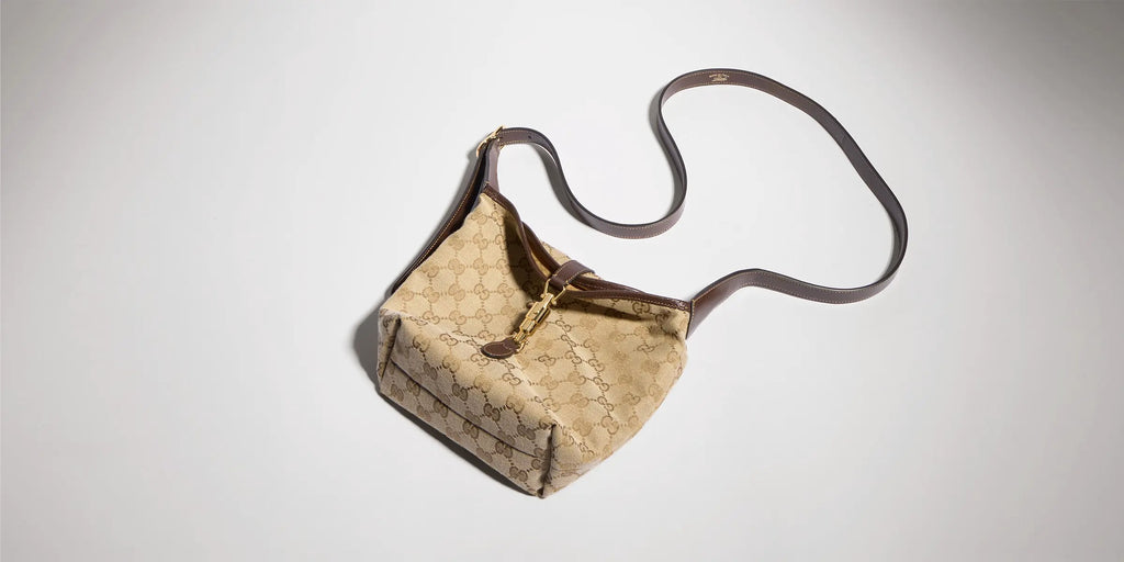 Gucci Brown Leather Lock-Detail Lock Quilted Tote Bag