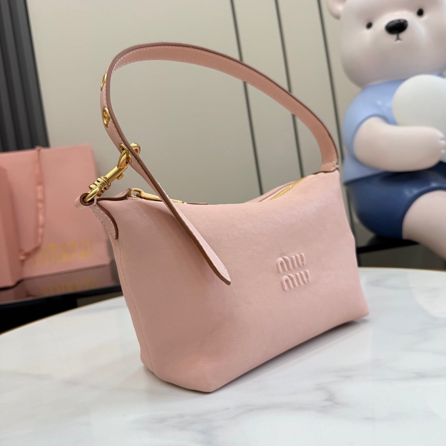 Pink Patent Leather Bag