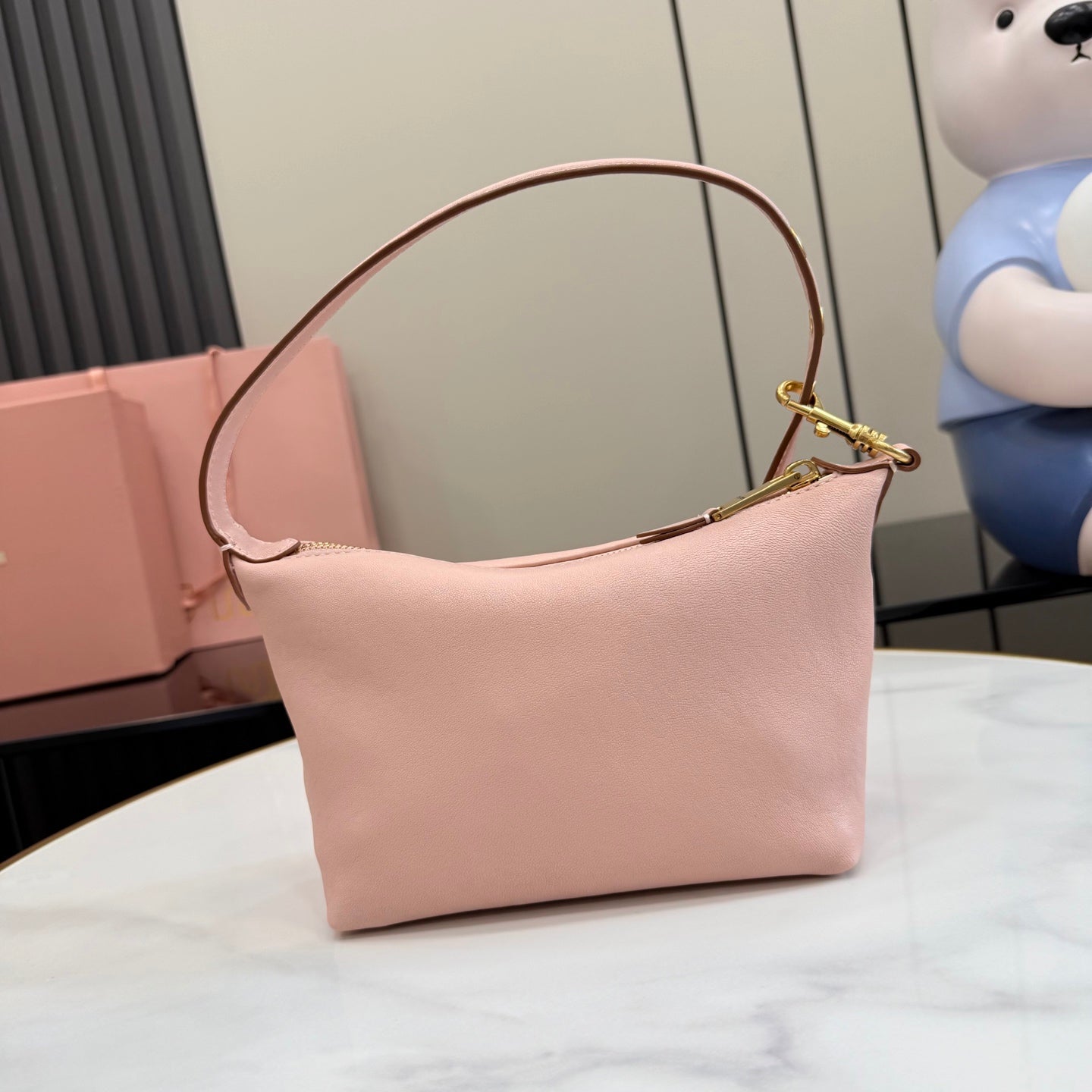 Pink Patent Leather Bag
