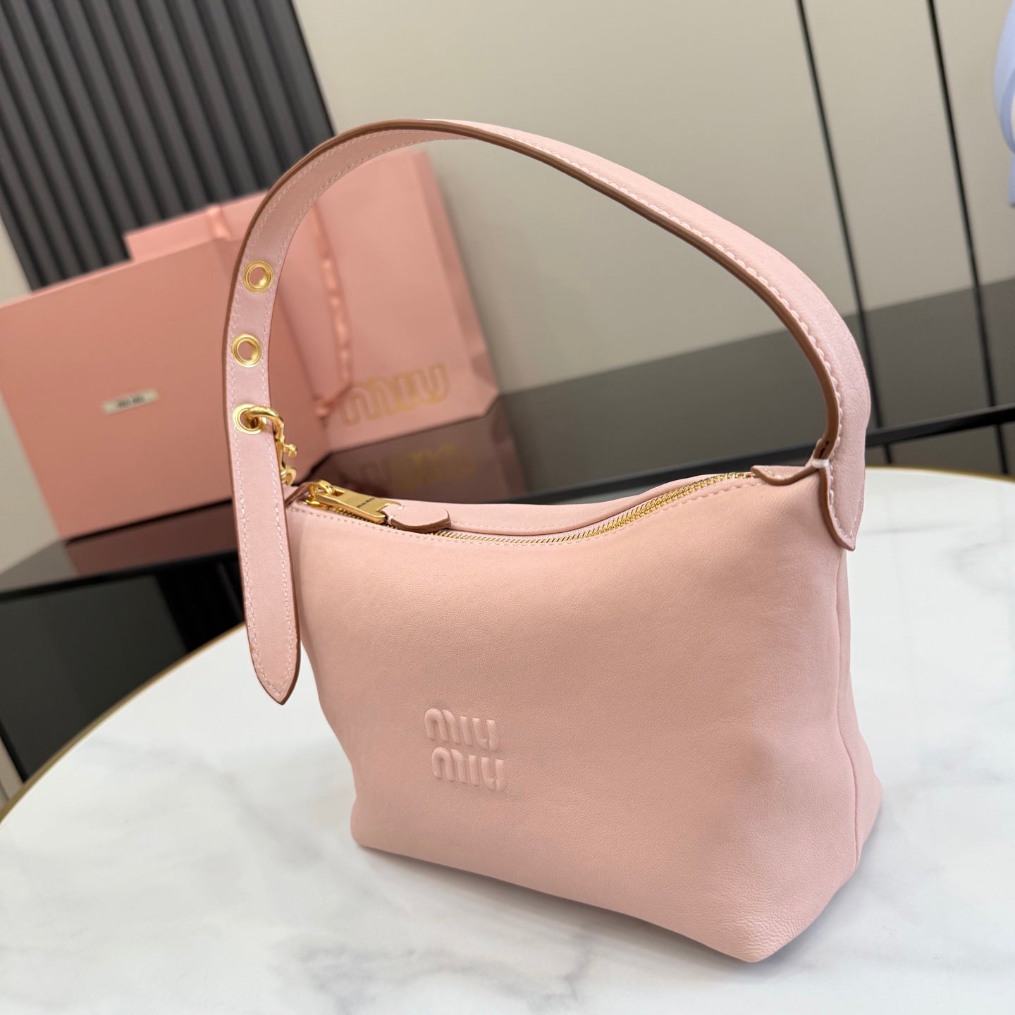 Pink Patent Leather Bag