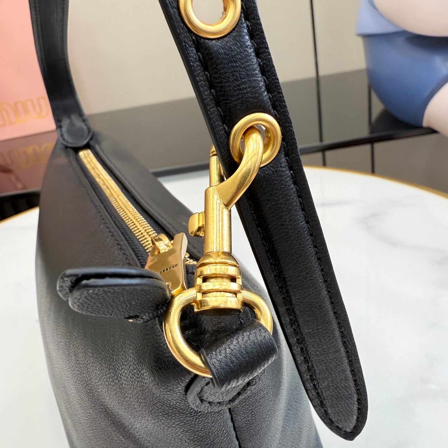 Black Patent Leather Bag