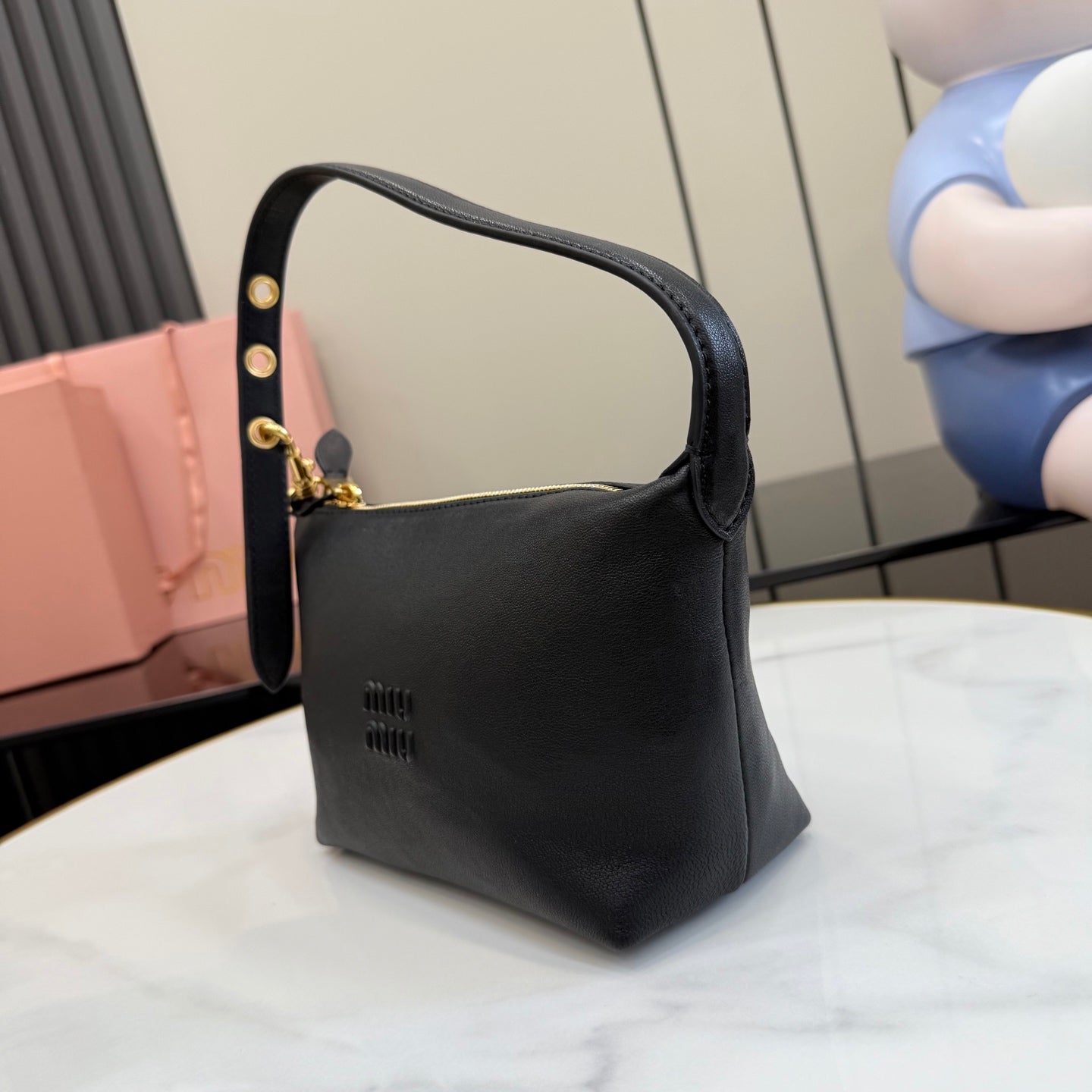 Black Patent Leather Bag
