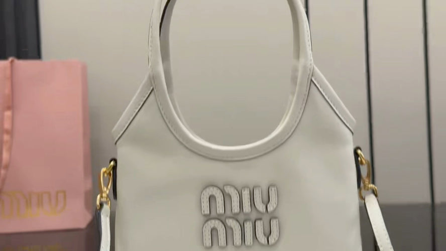 White Leather Handbag