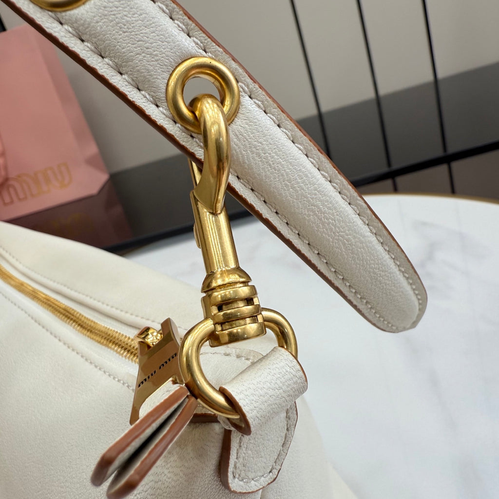 White Leather Bag