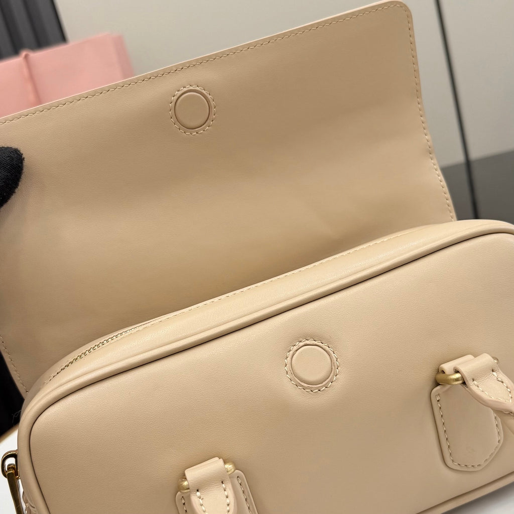Miu Miu Yellow Leather Handbag