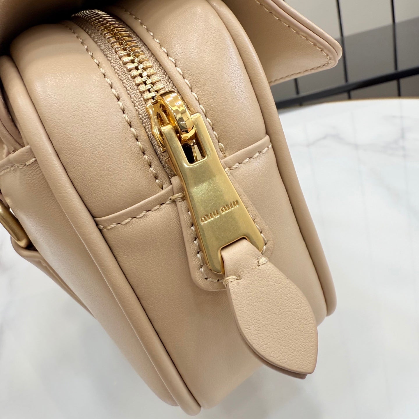 Miu Miu Yellow Leather Handbag