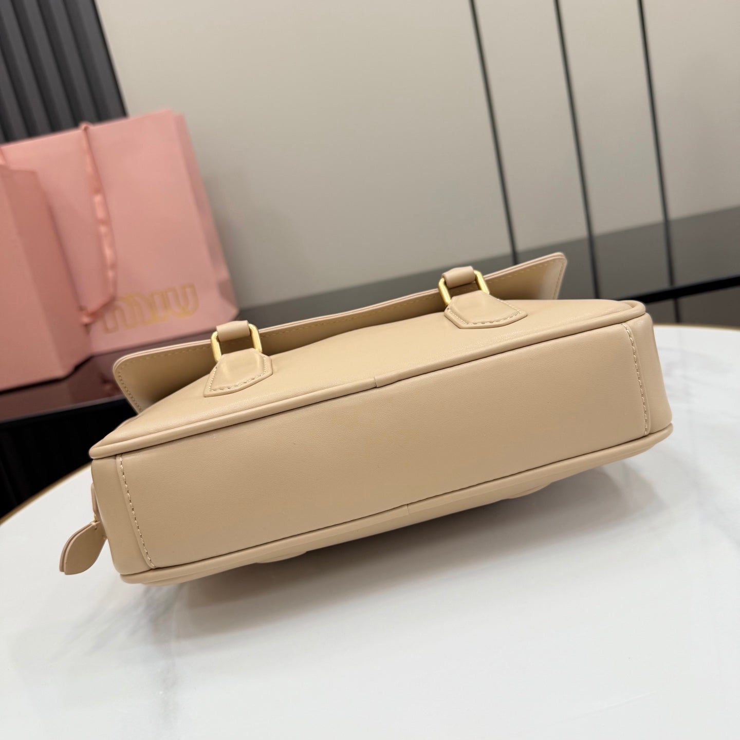 Miu Miu Yellow Leather Handbag