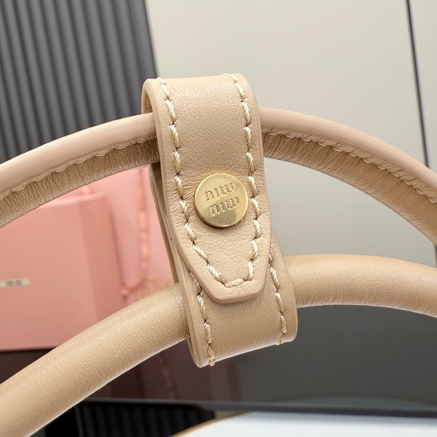 Miu Miu Yellow Leather Handbag