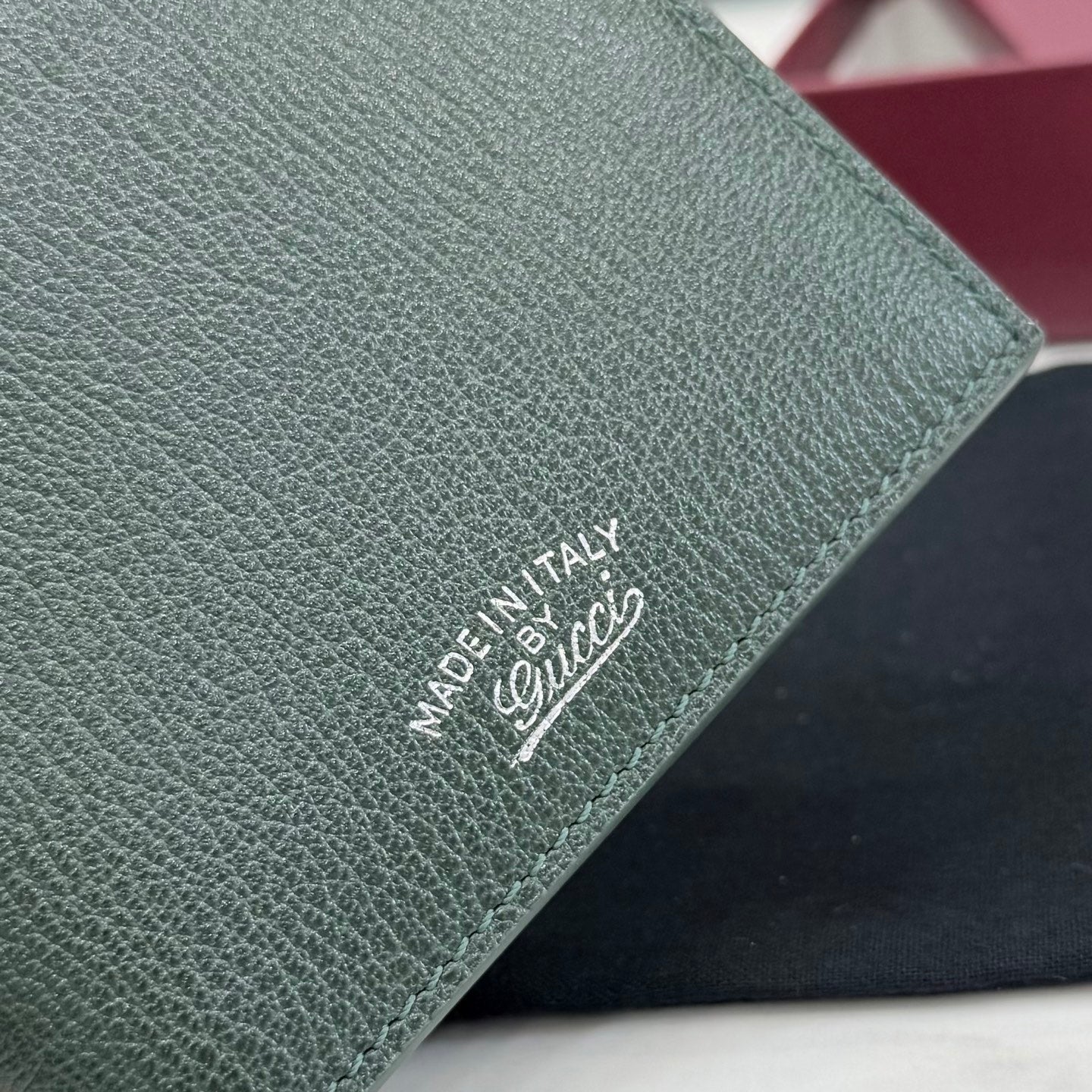 Gucci Green Leather Wallet