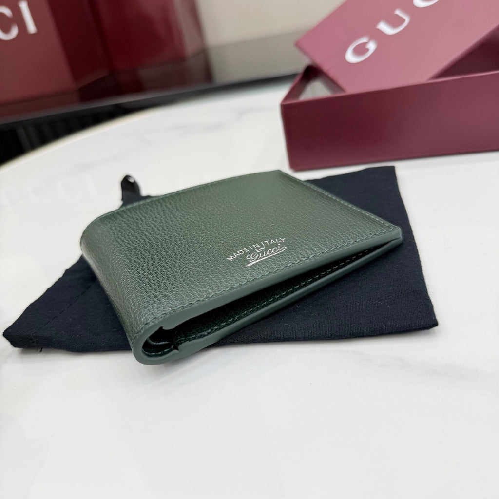Gucci Green Leather Wallet