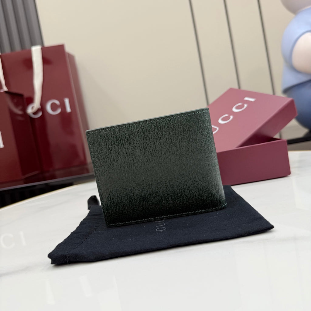 Gucci Green Leather Wallet