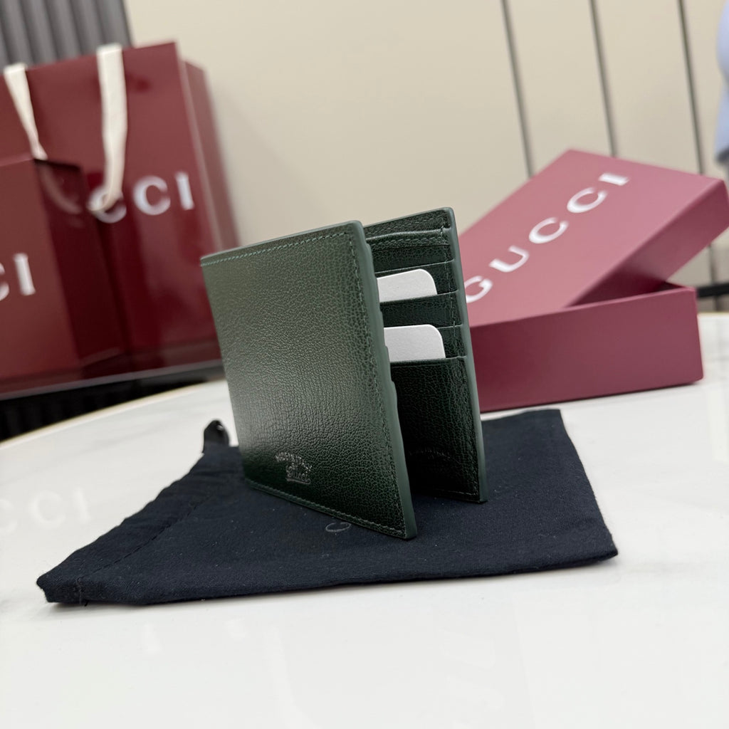 Gucci Green Leather Wallet