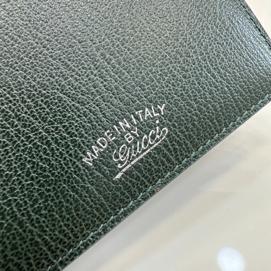 Gucci Green Lambskin Leather Handbag