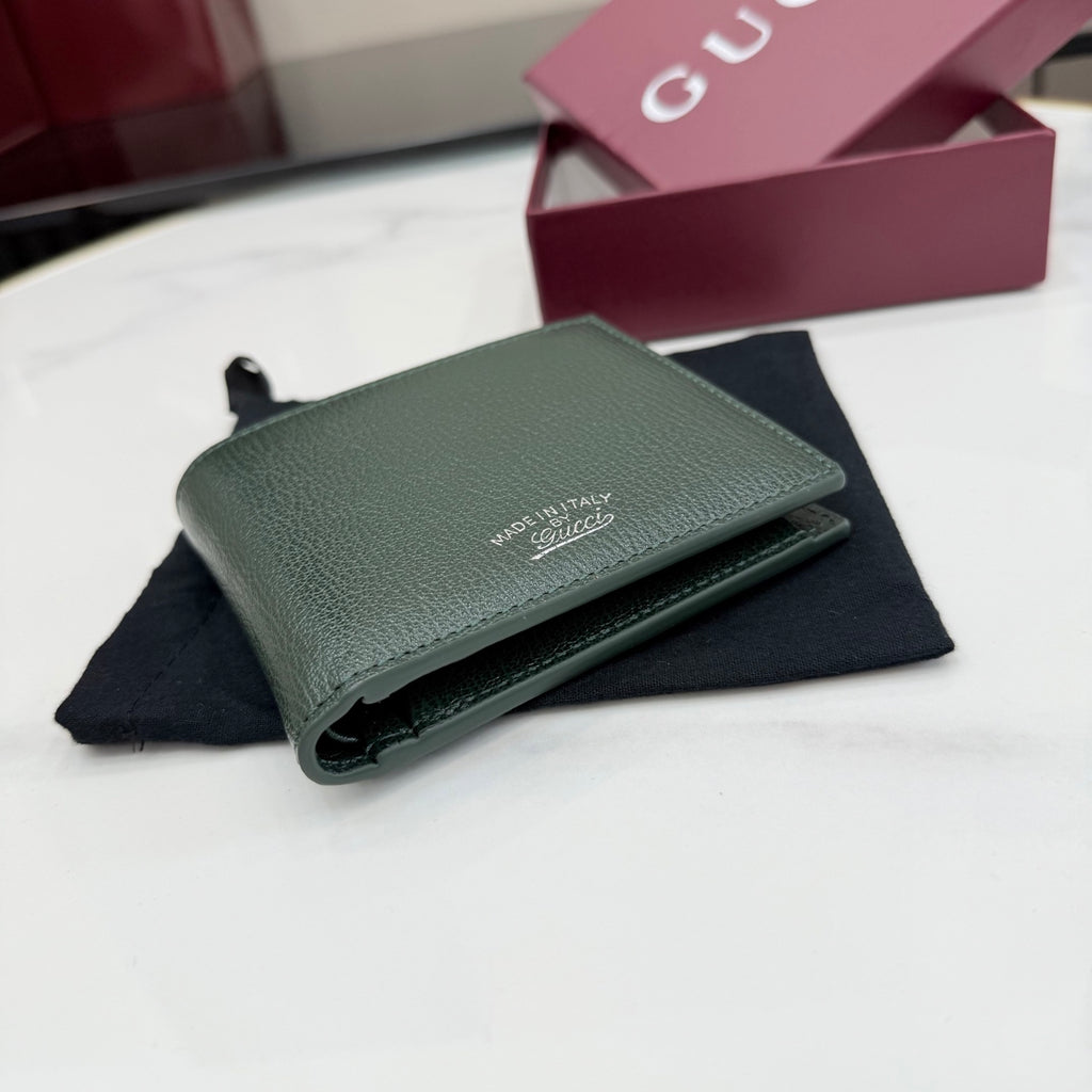 Gucci Green Lambskin Leather Handbag