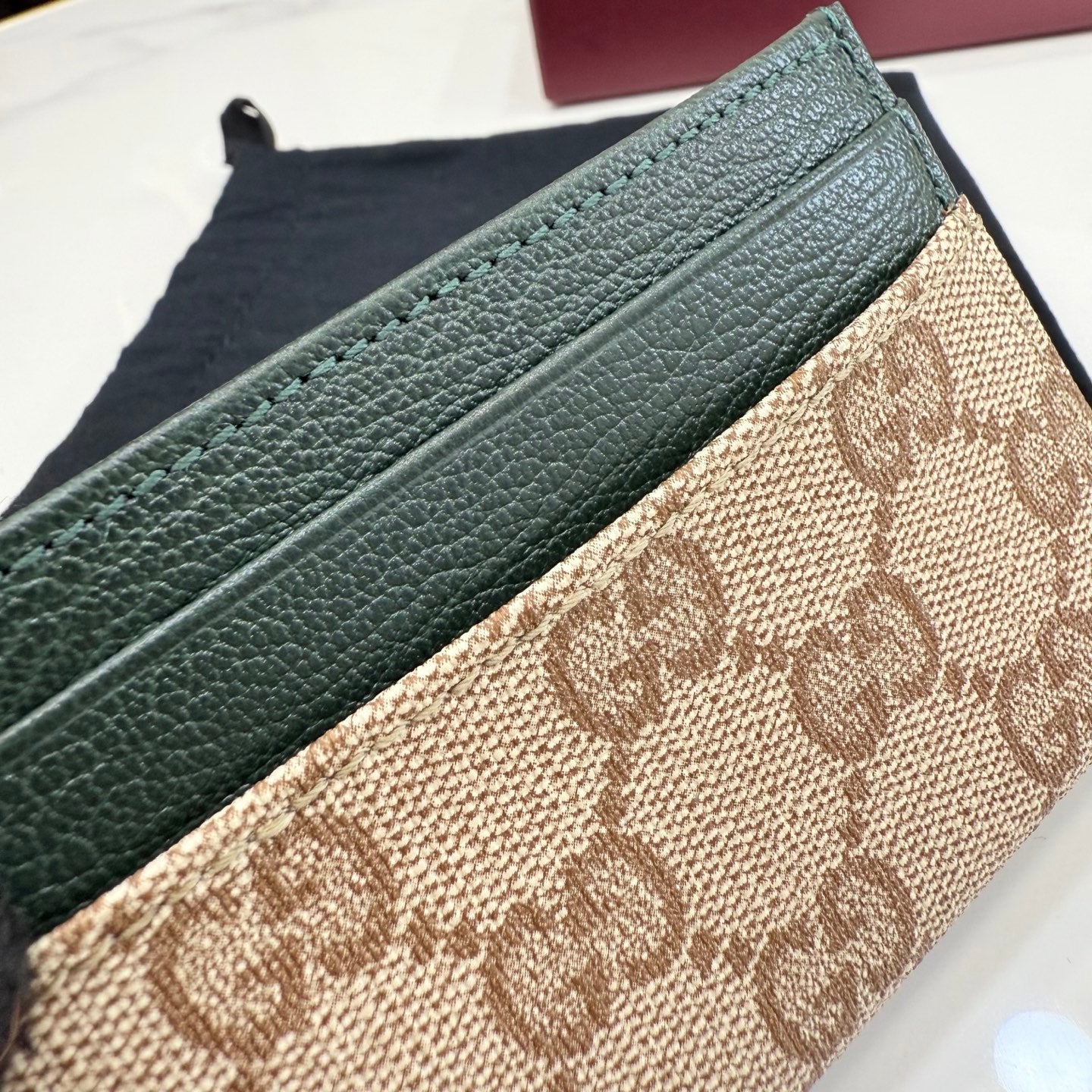 Gucci Brown Leather Clutch