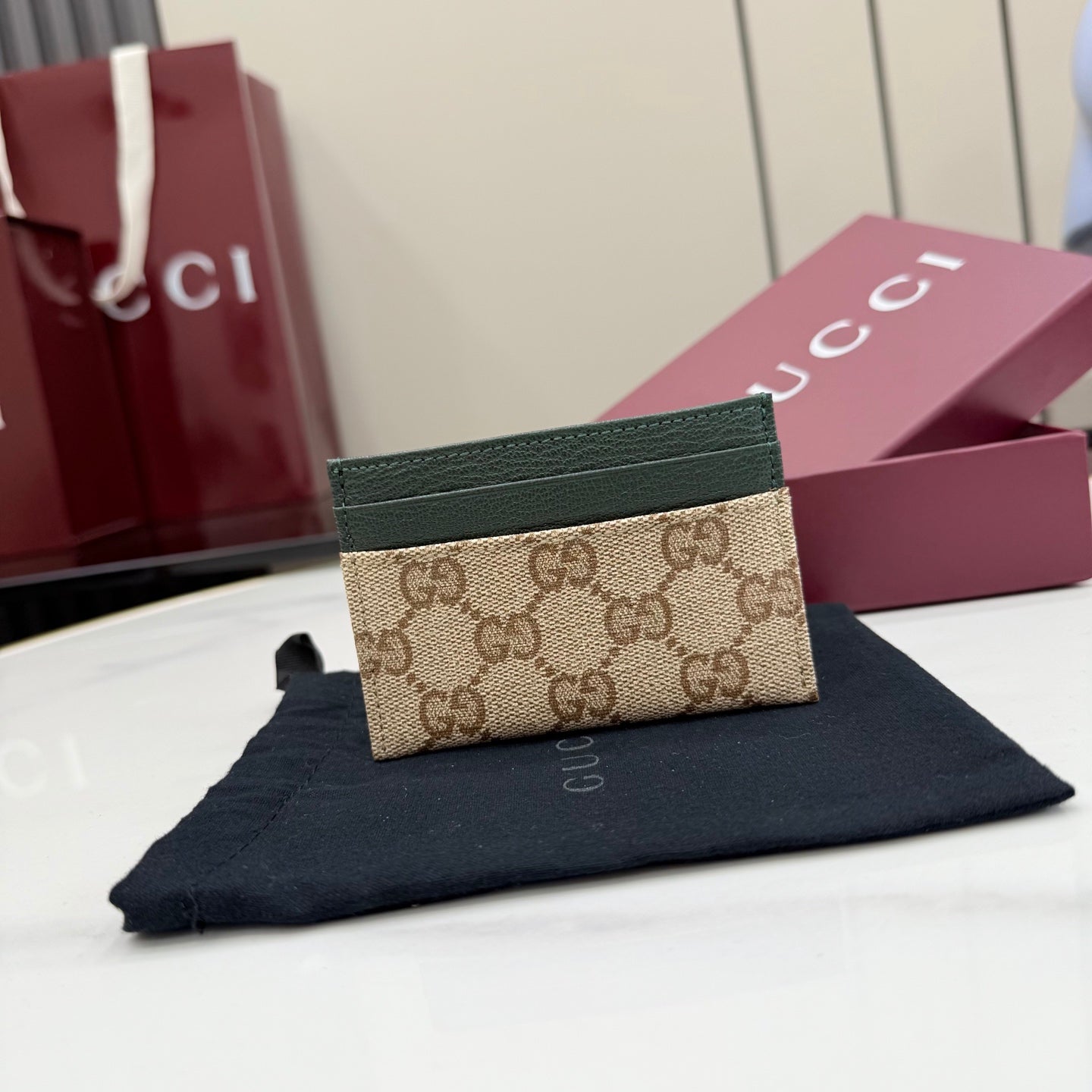 Gucci Brown Leather Clutch