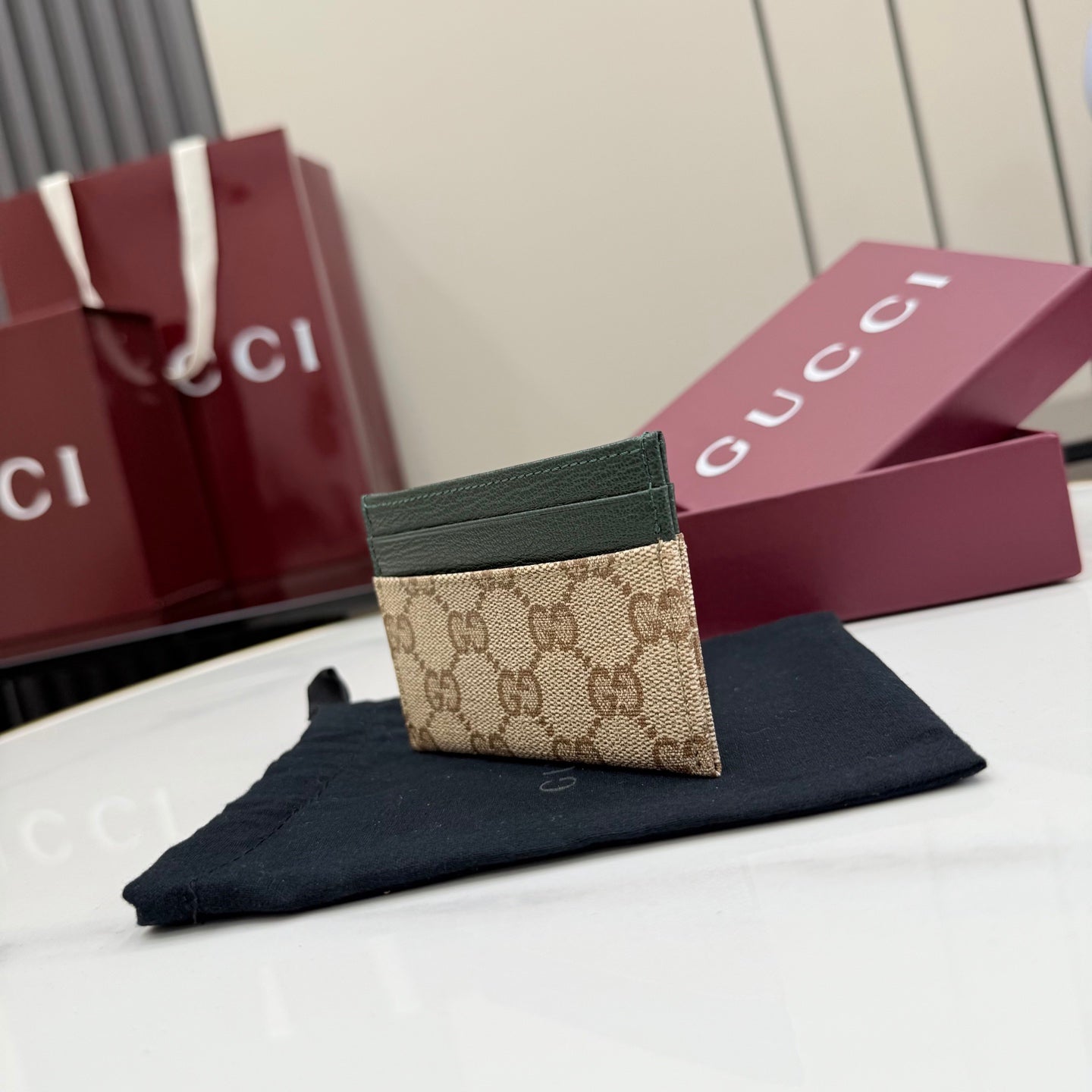 Gucci Brown Leather Clutch
