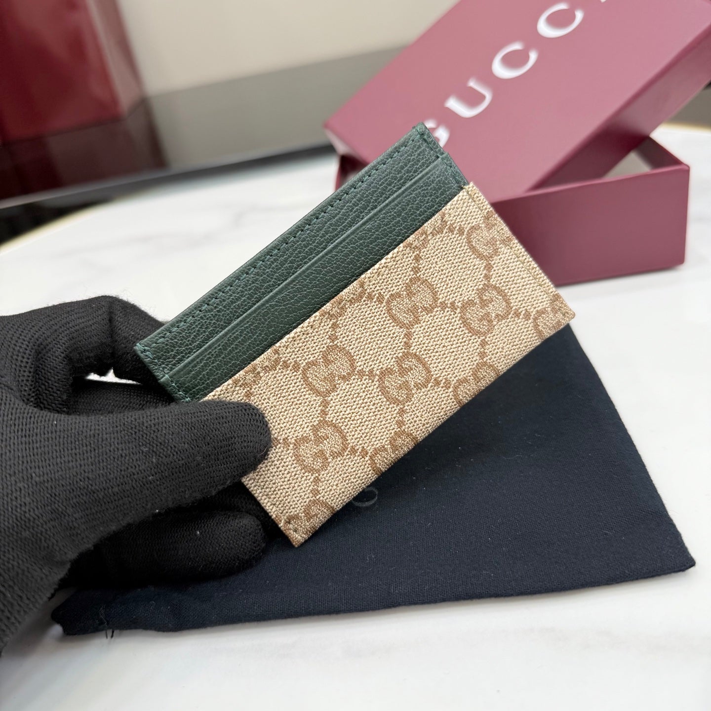 Gucci Brown Leather Clutch