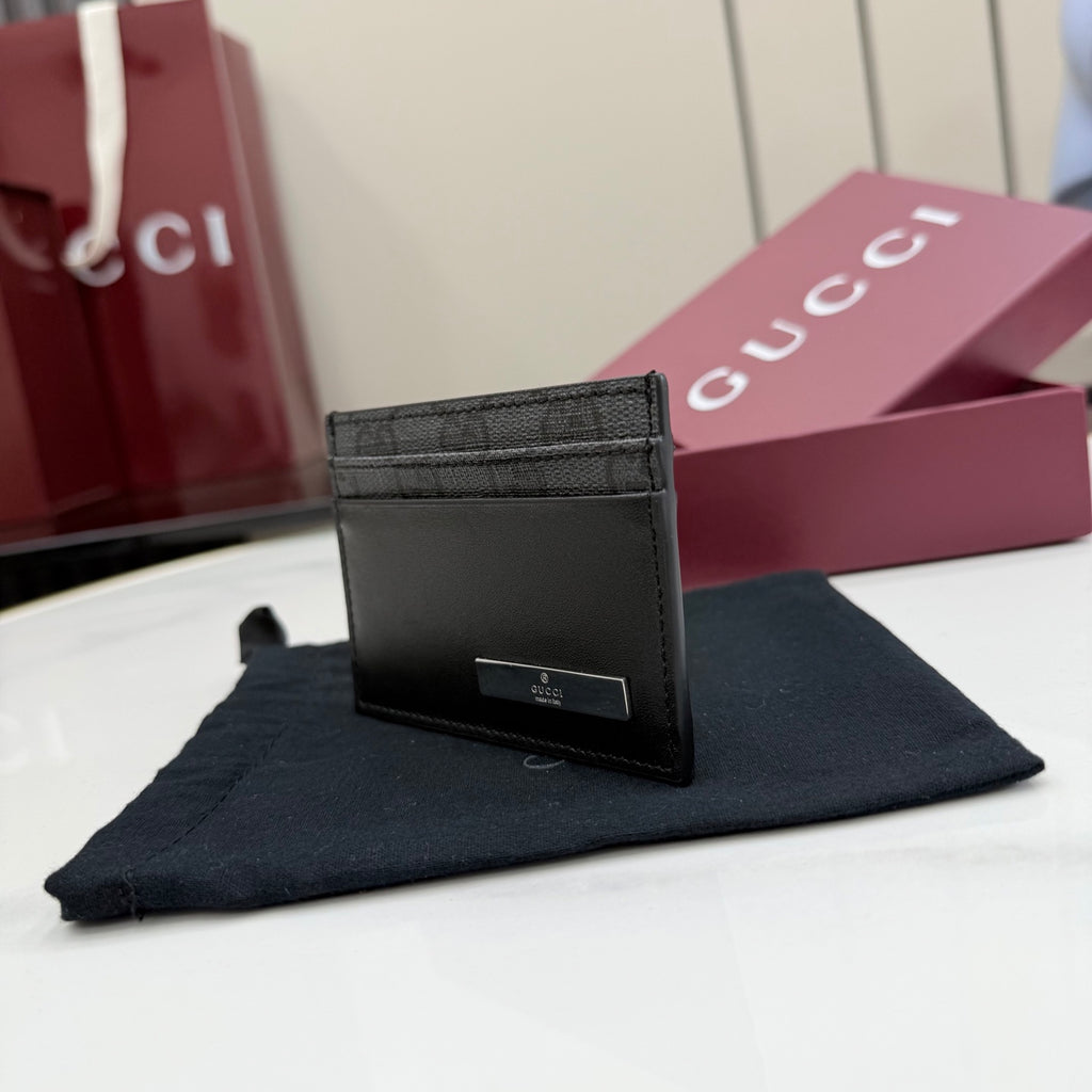 Gucci Black Leather Clutch