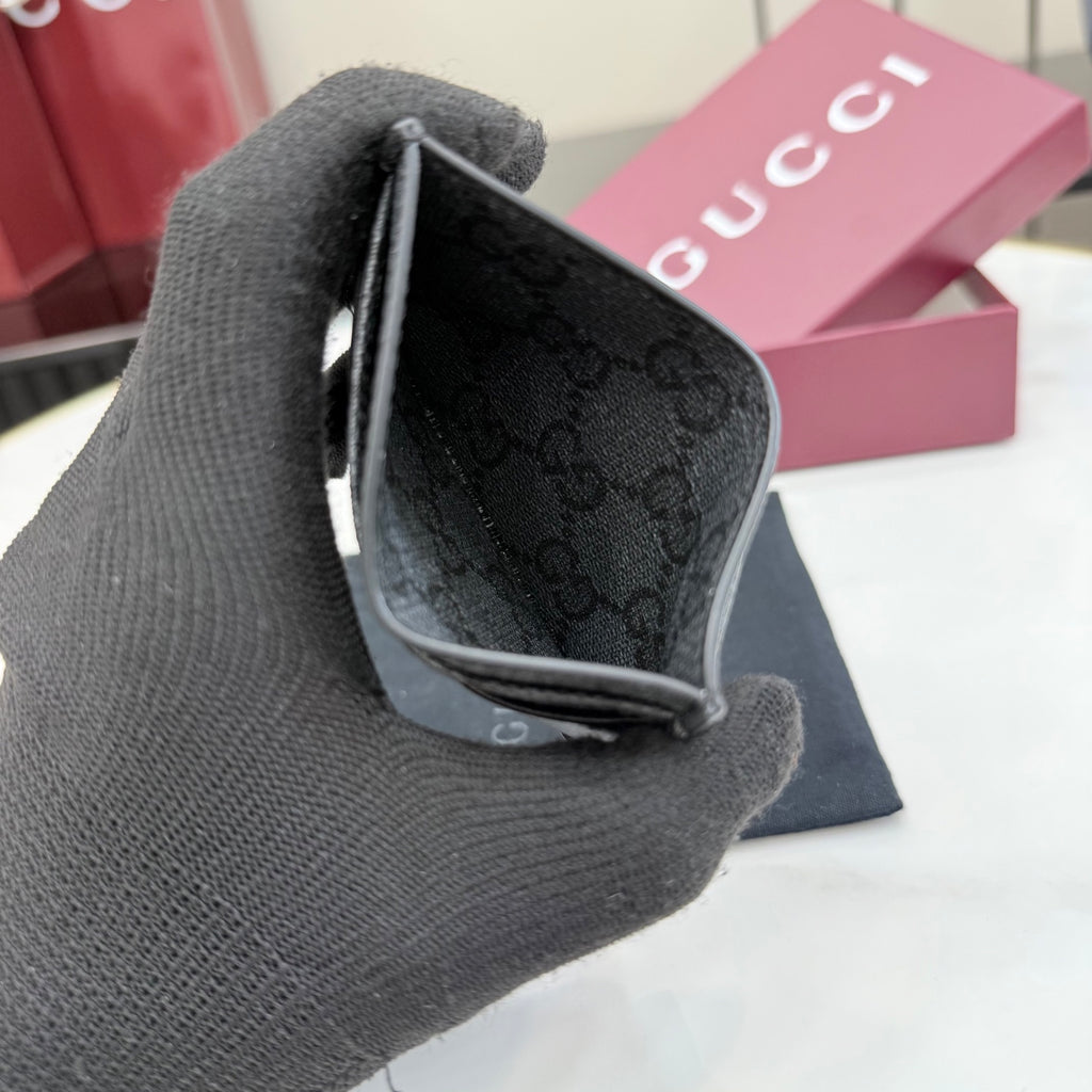 Gucci Black Leather Clutch